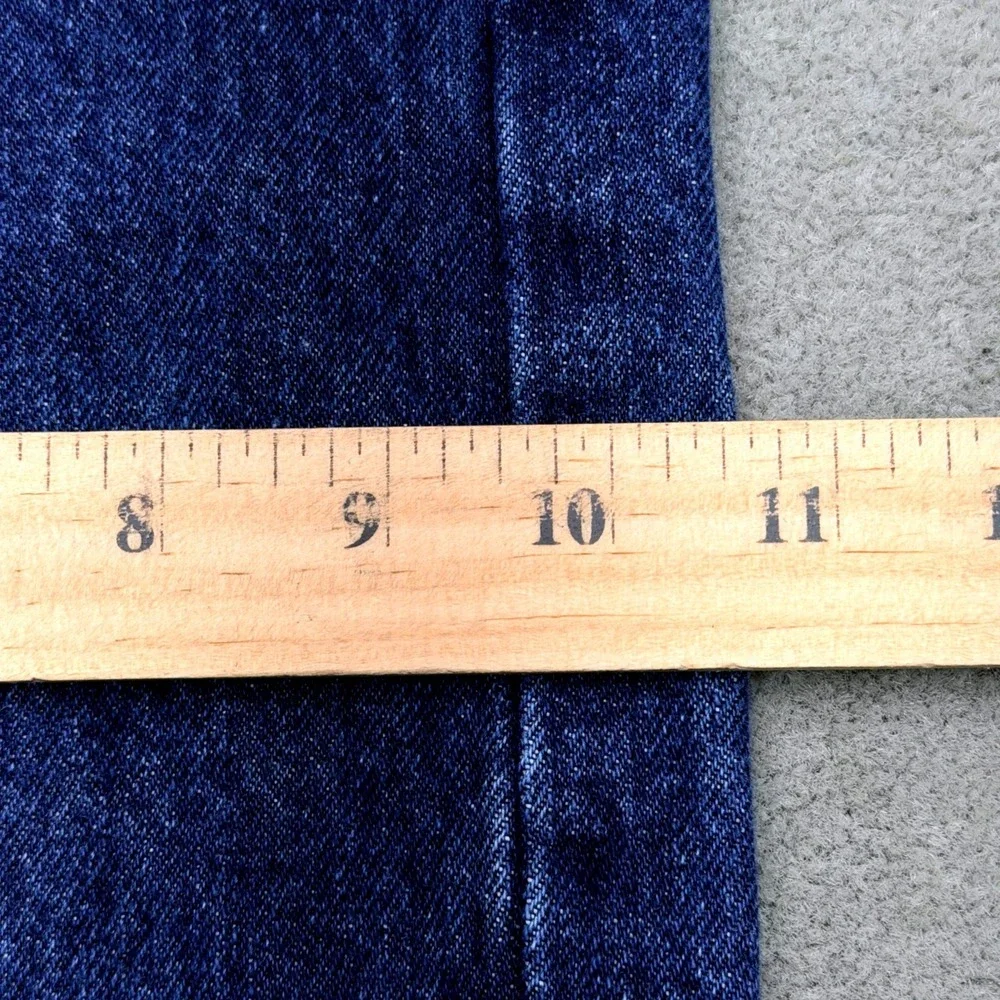 Levis 501 Button Fly Original Fit Mens 34x34 Blue Dark Wash Straight Leg Jeans